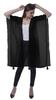 Moomaya Womens Georgette Shrug Open Front Long Sheer Coverup w  Tassels