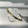 Shi Nan's Heavy Industry Style Fashionable and High-end Jewelry Low-key Luxury Stacking Style Bracelet