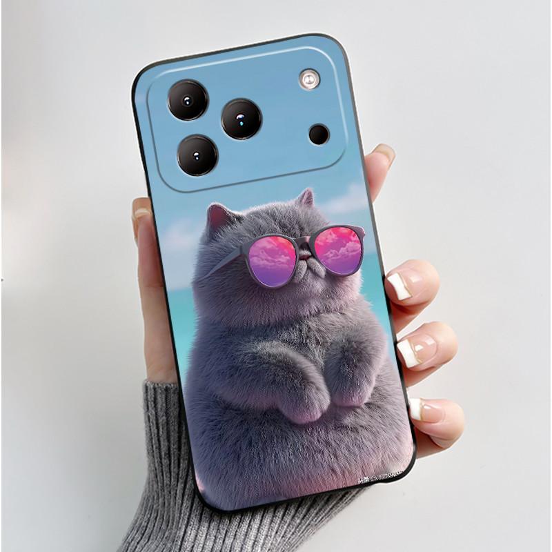 Casing For BlackView Wave 7C Phone Case Aesthetic Luxury Cute Cool Boys Girls Pattern Black Soft TPU Protective Shell Cover