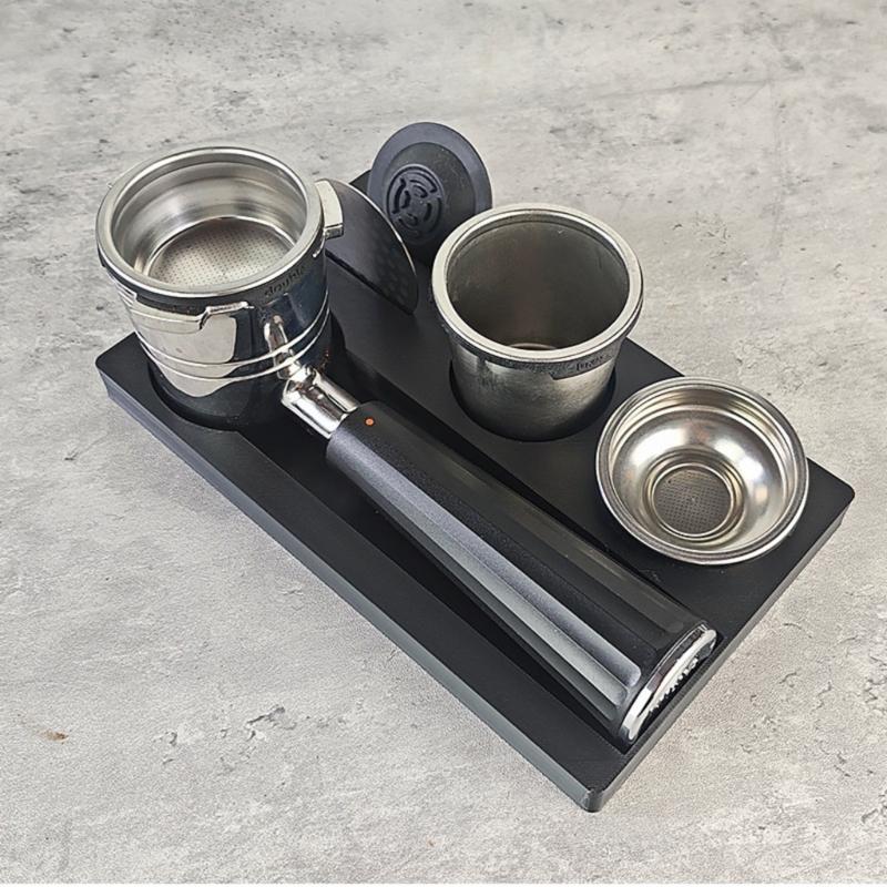 Ergonomischer Siebträgerhalter Kunststoffstruktur für Espressomaschinen Leicht zu reinigendes Design und kommerzielle Haltbarkeit