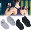 1 Pair Ergonomic Workout Gym Gloves Elastic Silicone Palm Grips Weight Lifting Grips  Gym/Fitness
