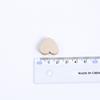 50Pcs Natural Wood Spacer Loose Beads Love Heart Shape DIY Jewelry Findings