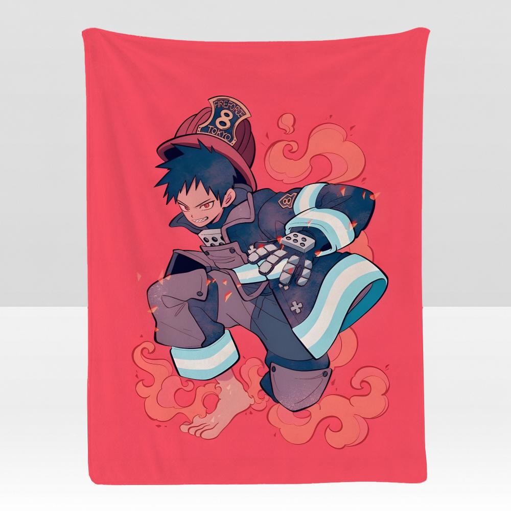 anime FFire FForce Throw Soft Flannel Blanket for Bed Bedroom Sofa Picnic Throw Skinfriendly Breathable Gift Cover