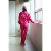 THE GREEN LAB Essential Crop Long Sleeve Tee [Pink]