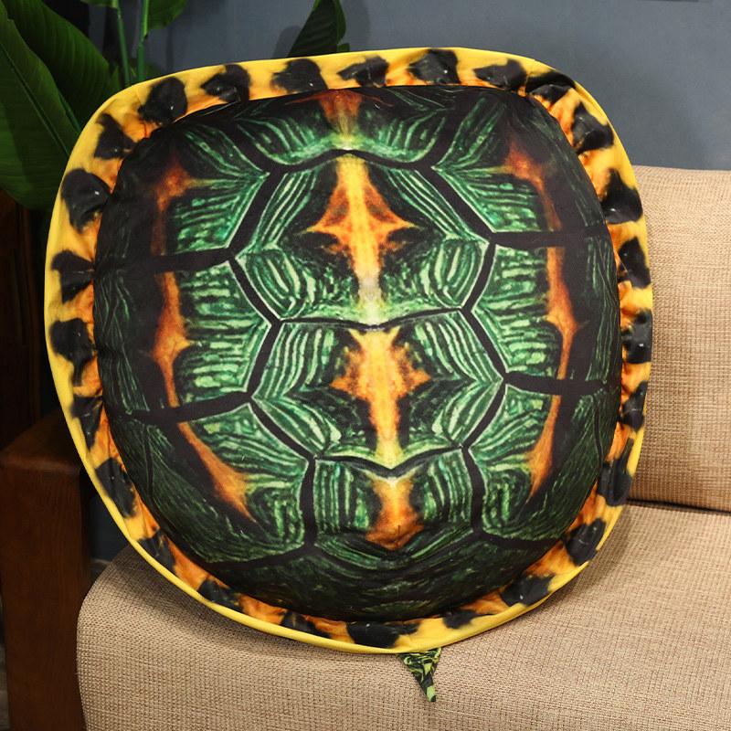 Creative Simulation Turtle Shell Throw Pillow Plush Toy Wearable Turtle Shell Doll Girl Doll Performance Props