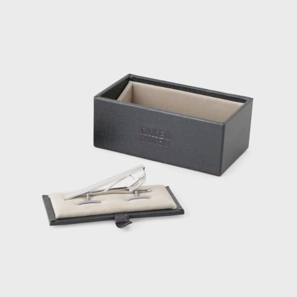 Takeo Kikuchi Walter Tie Clip Refined Brass Tie Clip Made in Silver 00 - Japan, 07004800, Men's, (006)