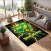 Norwich City Printed Crystal Velvet Rug Non‑Slip Crystal Velvet Carpet For Sofa Bedroom Indoor Home Decoration
