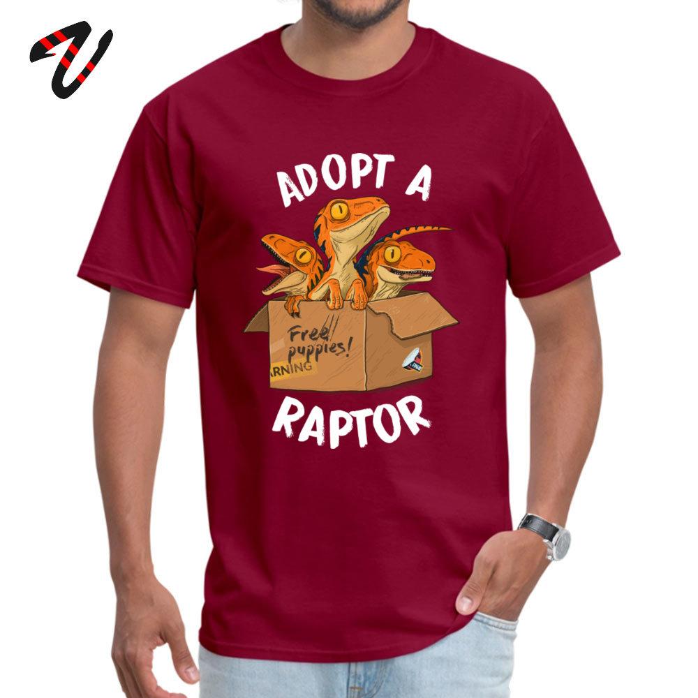 

Adopt A Raptor Tshirt New Listing Men Tshirt Funny Cartoon Baby Trex Print T Shirt Love Father Day Gift Clothes Free Shipping S