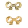 Retro Bow Tie Brass Handle Gold Color Wardrobe Drawer Pulls Creative Cabinet Door Knobs  Cupboard