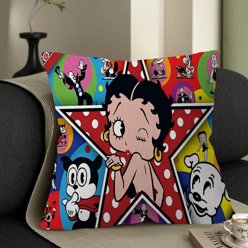 B-Betty Doll B-Boop Girl Pillowcases Home Bedding Decorative Pillow Cover Wedding Super Soft Pillow Case