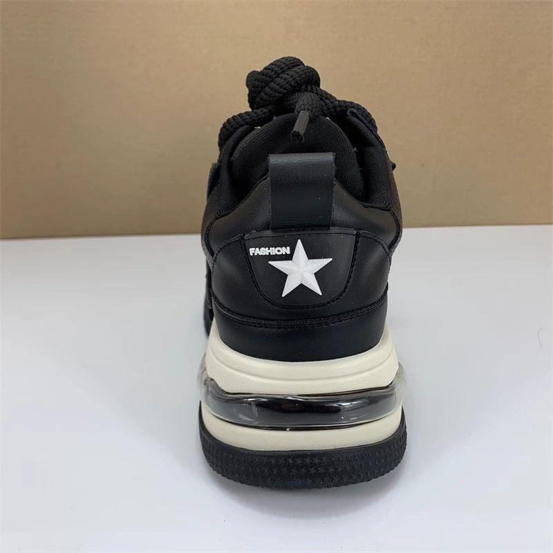 Mode Damen Schuhe Freizeitschuhe Frühling Tennis Damen-Schuhe Sneakers Plateau Trainer Rosen Dicke Sohle 2025 Freizeit Echtes Lea