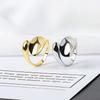 Minimalist Smooth Open Ring For Women Versatile Fashion Band Jewelry Elegant Simple Design Daily Wear Accessory