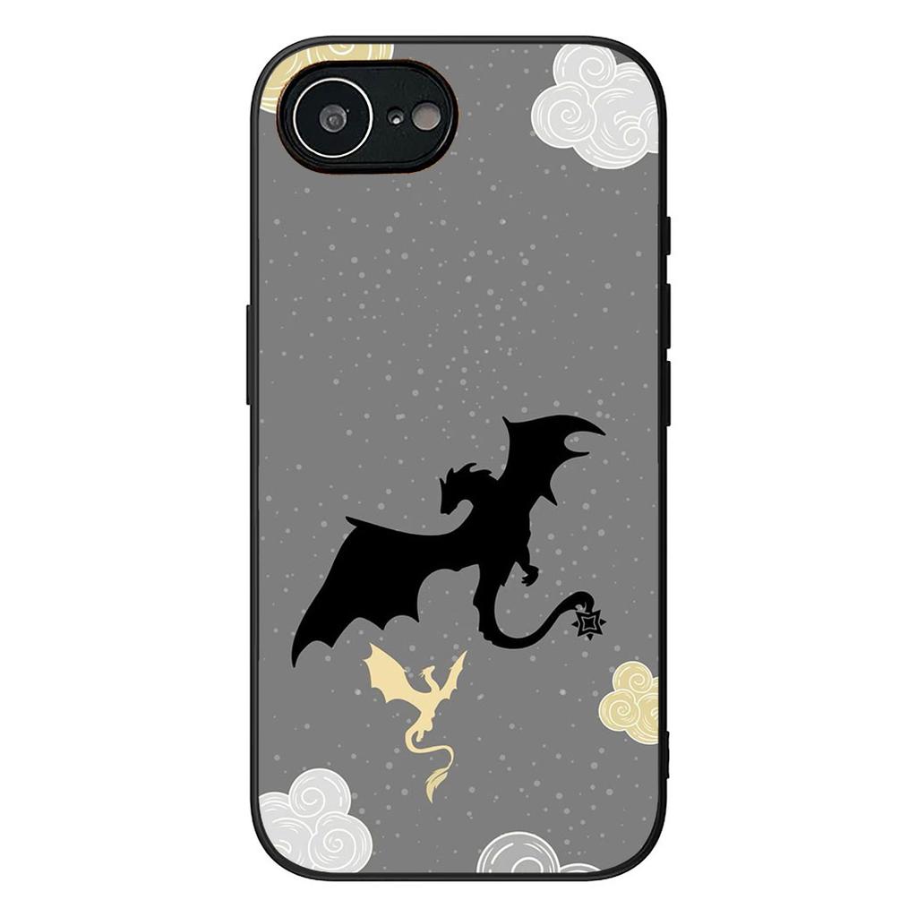 Book Dragon Fourth Wing Phone Case for Samsung Galaxy A06 A05 A14 A50 A51 A52 A12 A13 A23 A70 A07 A25 A26 A72 A56 Soft Cover