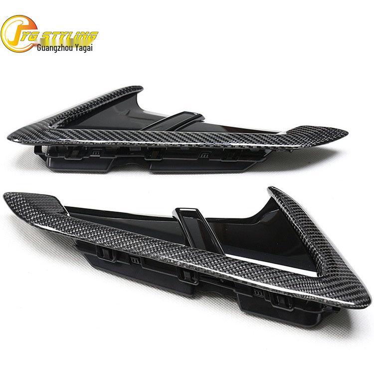 Carbon Fiber/Gloss Black Fender Vents for BMW X3 G01/G08, F97 X3M, X4, and X4M