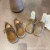 Fairy Wind Thick Bottom Lace-Up Lovely Girl 2025 Autumn Vintage Casual Muffin Lace-Up Large Size Commuter Shoes Woman