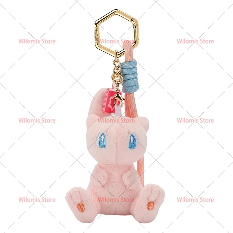 32 Styles Original Pokemon Plush Keychain Pikachu Bulbasaur Gengar Mimikyu Plusle Minun Cute And Charming Backpack Pendant Keyring Present