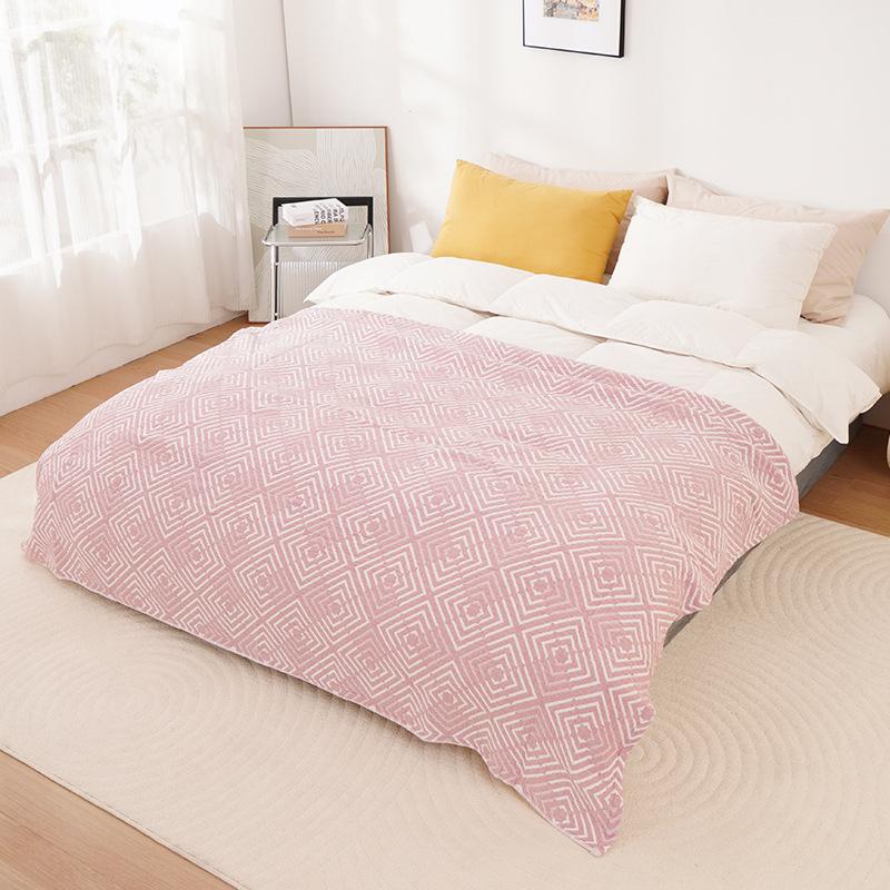 Natural Cotton Muslin Blanket Summer Plaid Soft Bed Cover Thin Comfortable Portable Travel Blanket Bedding Bedsheets Picnic Pads