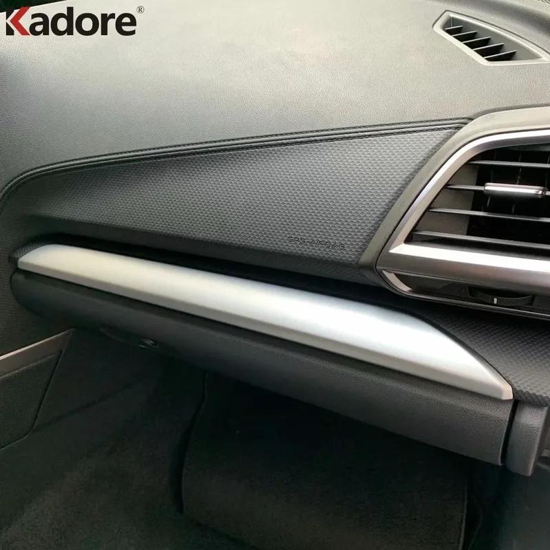 Car Center Console Dashboard Panel Cover Trim For Subaru Forester SK Carbon Fiber Interior Mouldings Accessories