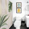 Ästhetischer Tropenblatt-Duschvorhang Boho Botanische Badezimmer-Dekoration Wasserdichte Duschwanne Dschungel-Palmenmuster für das Moderne Zuhause