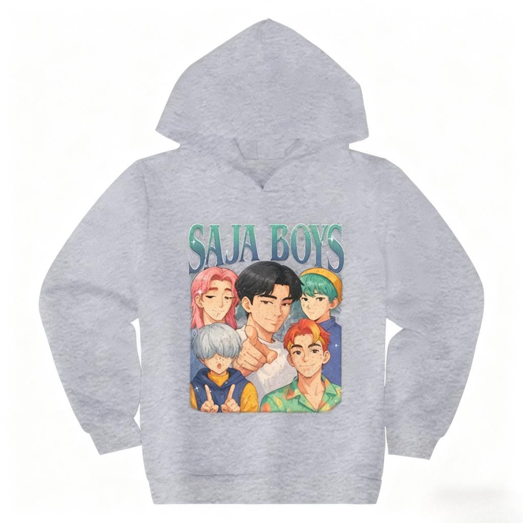 KPop Demon Hunters Saja Boys Kids Clothes Harajuku Fashion Streetwear Hoodies Girl Boy Funny Gift Clothing