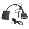 VGA To HDMI Adapter Converters with 3.5mm 1080P VGA Input Source To TV/Monitors/LCD Connectors