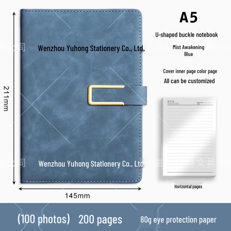 Custom Logo Business Notebook Gift Set with Buckle