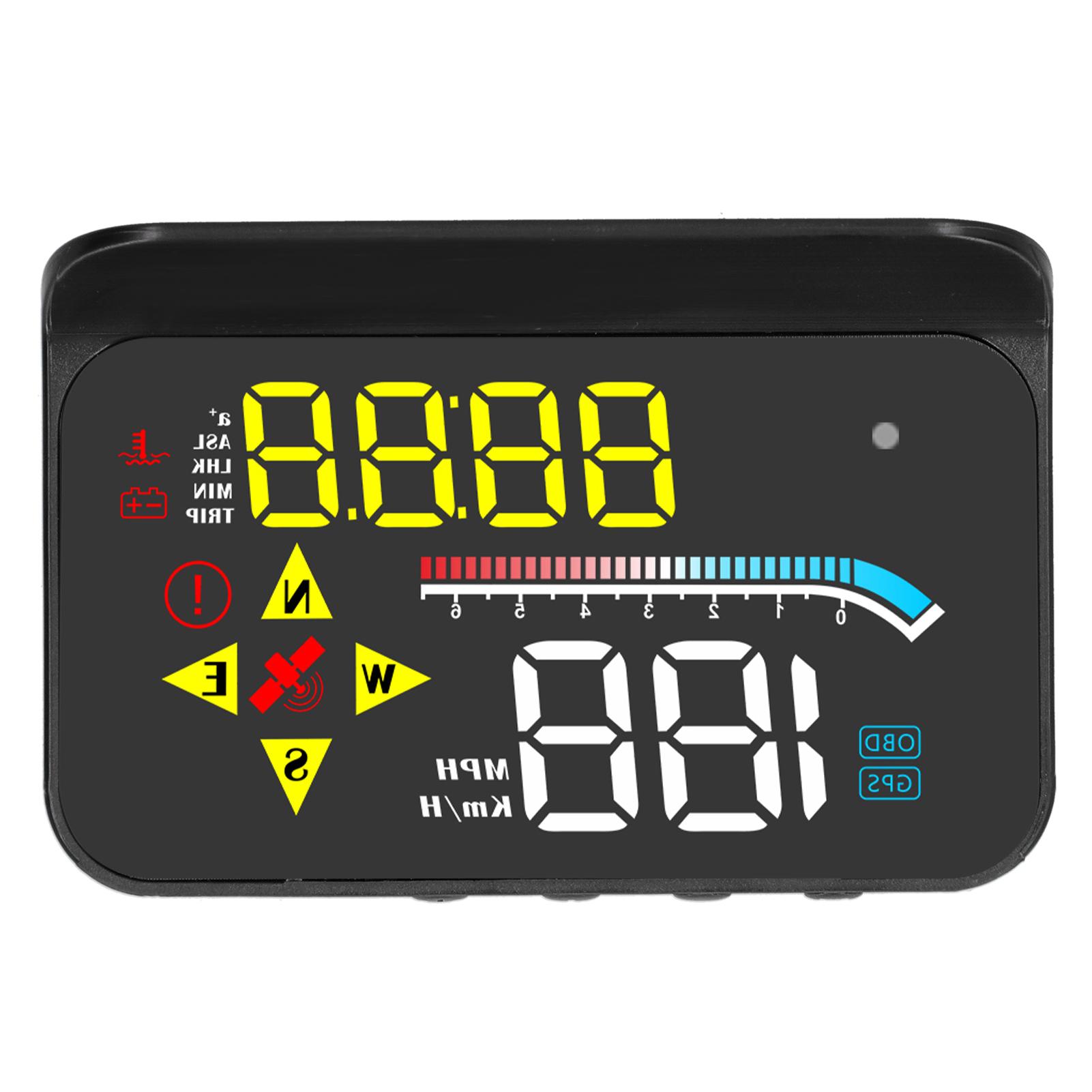 Авто OBD2 + GPS система HUD дисплей цифровой автомобильный проектор скорости универсальный