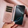 Mandala Embossed PU Leather Wallet Phone Case For Samsung Galaxy S26 Ultra S25 Edge S24 S23 S22 Plus S21 S20 FE A57 A37 A17 A07