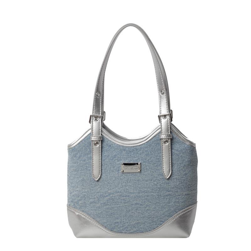 Fashion Portable Denim Bag Women's New Versatile Shoulder Bag Leisure Bag