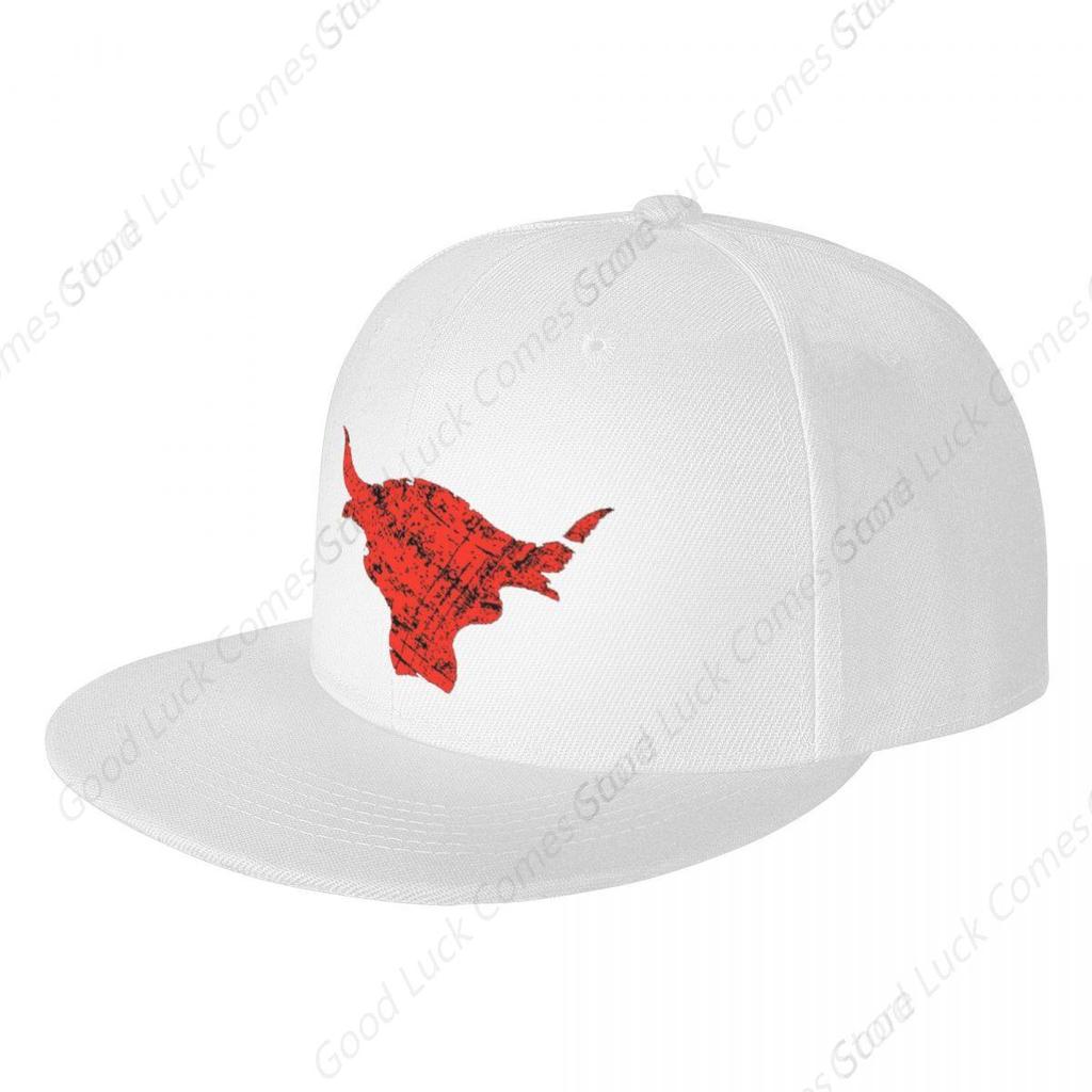 Red Brahma Bull Printed Cap For Unisex Snapback Hat Women's Baseball Caps Adjustable