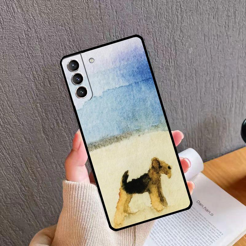 Airedale Terrier Dog Phone Case For Samsung Galaxy S24 S26 Ultra S20 S21 S22 S23 S25 Plus S10 S24 S25 FE Cover
