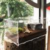 Akrylowe Terrarium Pojemnik dla Reptilii z Otworami Wentylacyjnymi Łatwe do Czyszczenia i Utrzymania Magnetyczne