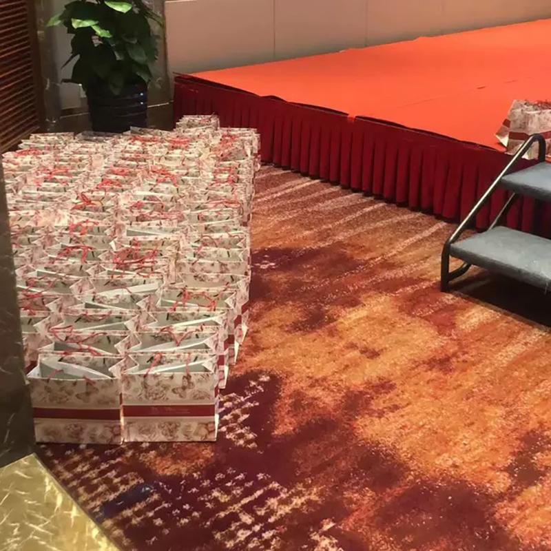 WTEMPO Ribbon Bow Shopping Hand-carry Packaging Bags DIY Foldable Printed Universal Storage Bags Wedding Rose Paper Bags Festival Party Gift Bags