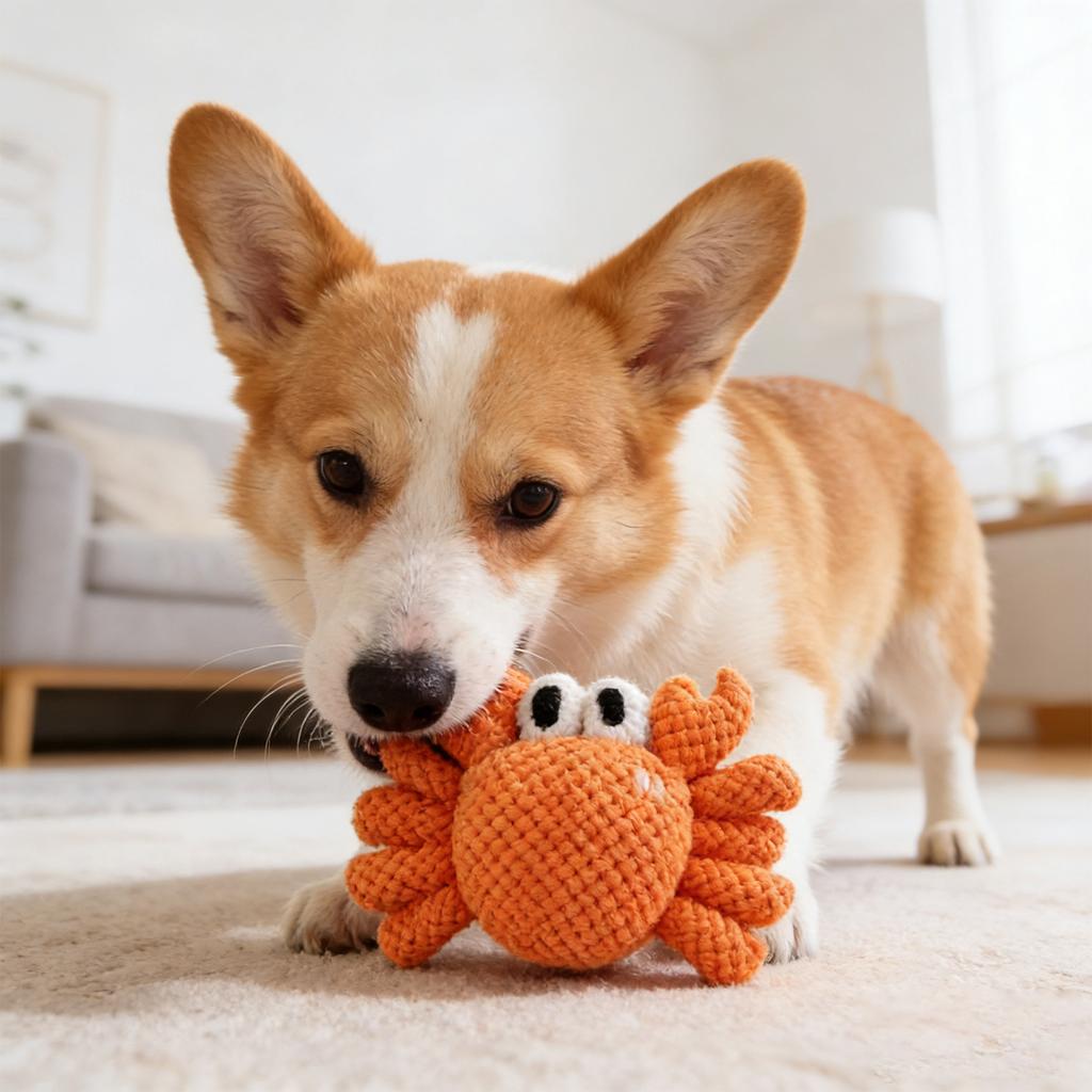 Plüsch Quietschender Hundespielzeug | Sternförmiges Plüsch Quietschender Hundespielzeug Mit Beißfunktion, Geeignet Für Drinnen Und Draußen.