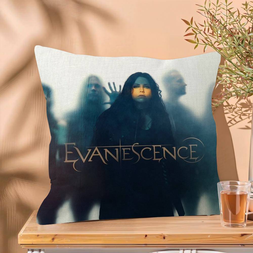 PC Evanescence Band Cushion Cover Car Throw Pillow Case For Sofa Car Christmas Gift