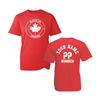 Personalised Made In Canada T-shirt Your Name & Number Country Support Gift Tee