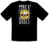 Guns and Roses Guns N Roses Rock Music Logo Black T-SHIRT -135-
