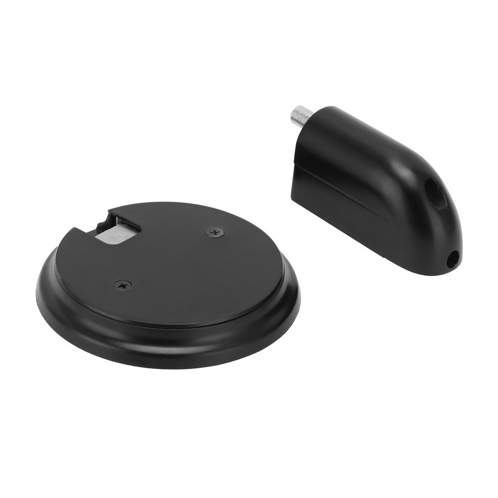 Door Stoper Push Type Strong Magnetic Mechanical Windproof Suction Door Stop Silent Firm Door Stop CatchMatte Black
