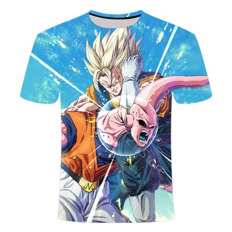 Anime Dragon Ball Goku Tshirts for Men Short Sleeve 2026 Japanese Anime