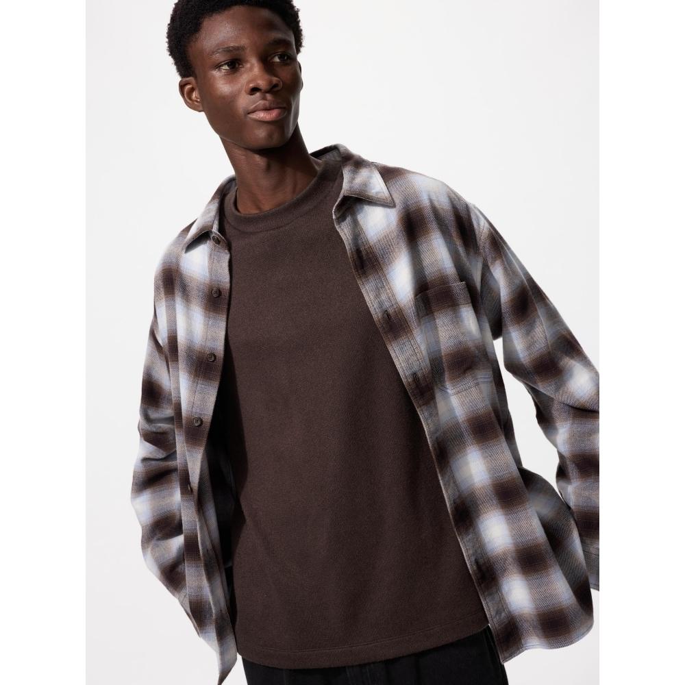 Uniqlo SofT KniT Fleece Crew Neck T