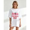 Black Oversized T Shirt Mom Of The Birthday Girl Berry First Birthday Strawberry Print For Mother Birthday Celebration
