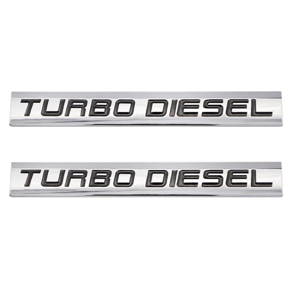 

2×3D TURBO DIESEL Metal Emblem Chrome Car Stickers Accessories Tools for Mazda 3bl Mercedes Benz Accessories Toyota Avalon чёрный