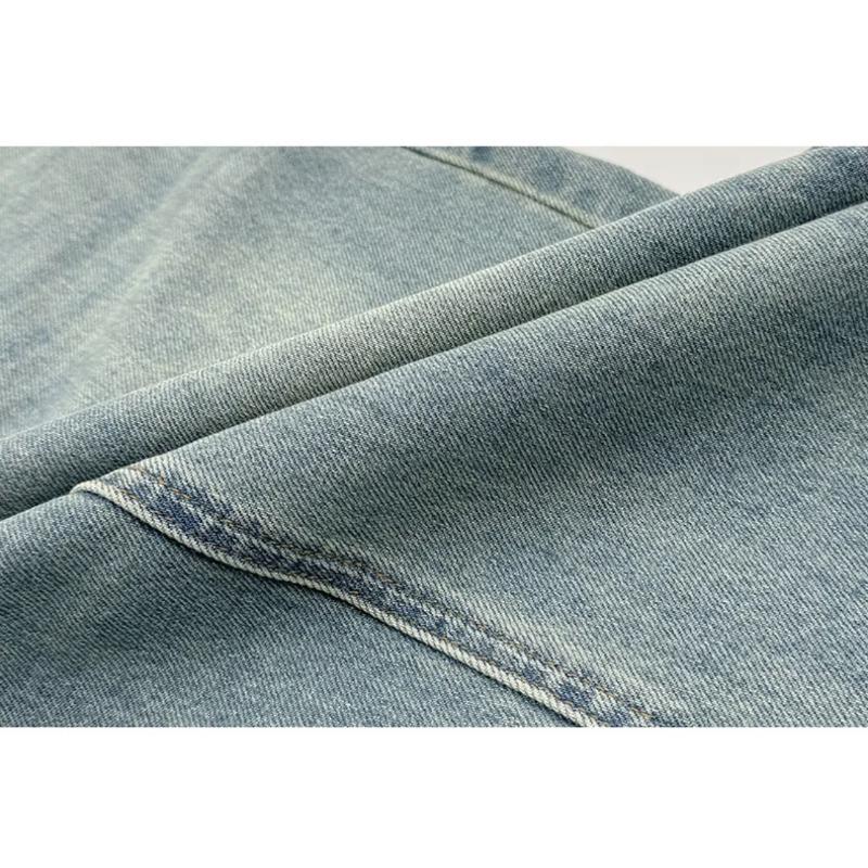 Split Denim Half-body Skirt Women's Summer High Waist Mid-length Denim Skirt A-line Skirt