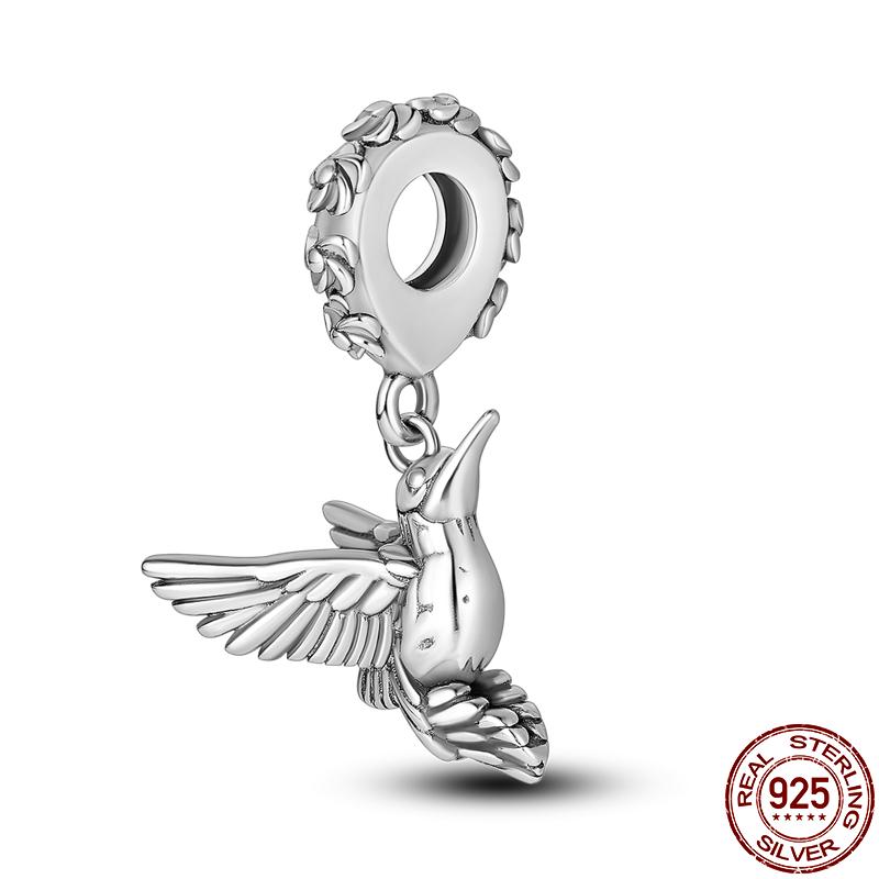 100% 925 Strerling Silver Bee Series Charms Fit Original Diy Bracelet Beads DIY Jewelry For Women