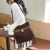 Tassel Shoulder Bag Women's Tote Bag Vintage Large Capacity Crossbody Bag