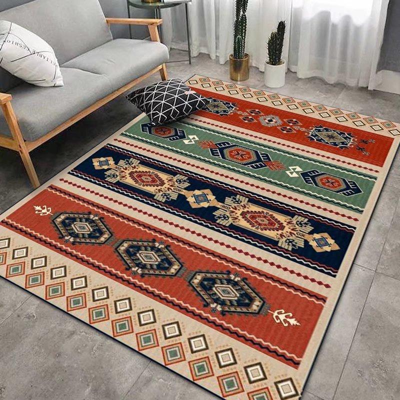 Living Room Carpet Floor Mat Persian Bedroom Carpet Sofa Coffee Table Large Carpet