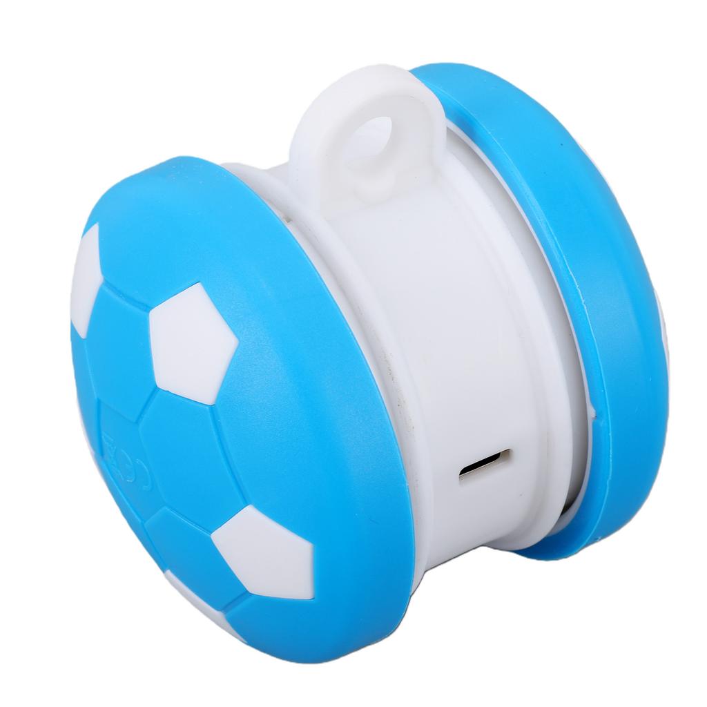 Interactive Rolling Dogs Toy with Rope Random   Moving Dog Toy Soccer   Pattern Blue for Small Large Dogs