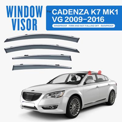 Window Visor for KIA Cadenza K7 MK1/VG 2009-2016 Accessories Wind Deflectors Visors Rain Guard Door Visor Vent Shades Ventvisor