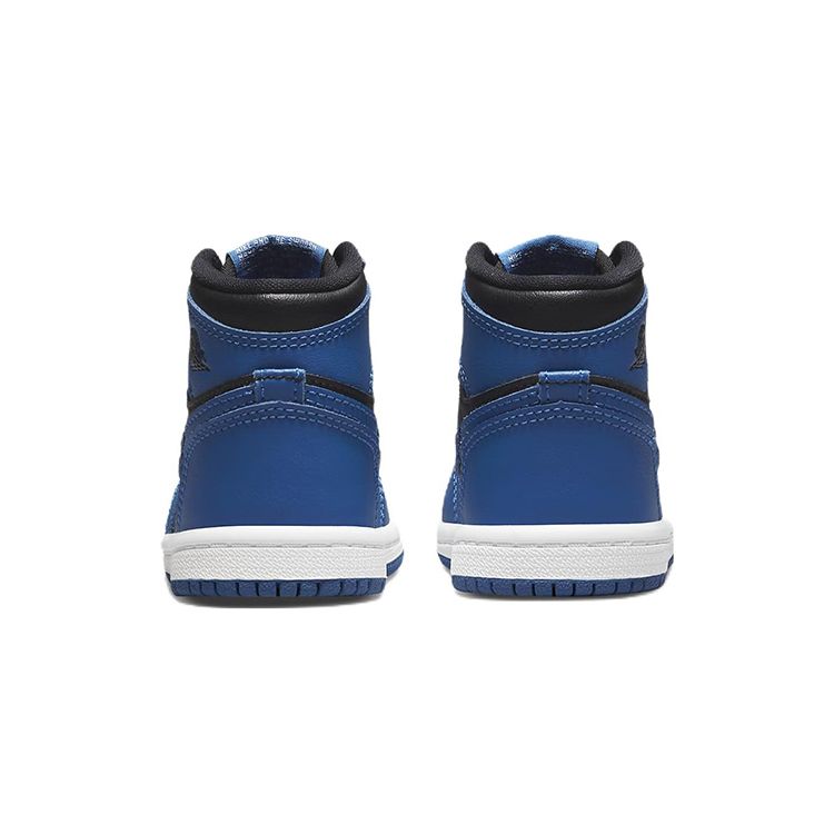 Air Jordan 1 Retro High OG TD Dark Marina Blue Baby Sneakers Black White AQ2665-404