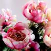 Peony Flowers Silk Artificial Bouquet Babybreaths Accessories Fake Daisy Flowers Wedding Home Decor Room Decoration Party